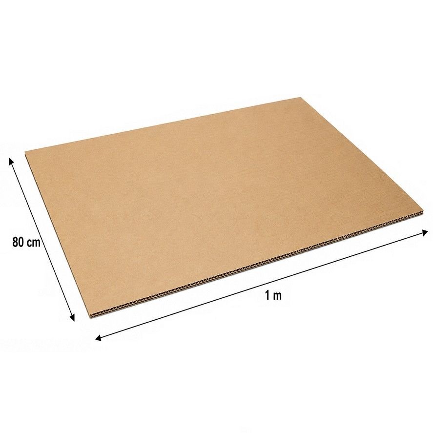 Plaque de carton 1,20 m x 80 cm